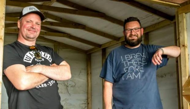 Northwich Guardian: Simon Appleton and Chris Birtwistle, of Hush Brewing Co. have see Northwich as town with a real appetite for good quality beers.