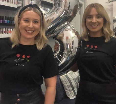 Sisters Holly Ryan and Abbie Clarke have been inundated with bookings at The Hair and Beauty Box