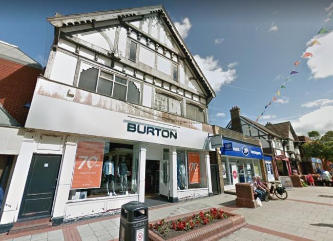 Burton, in Witton Street, Northwich. Image: Google Maps