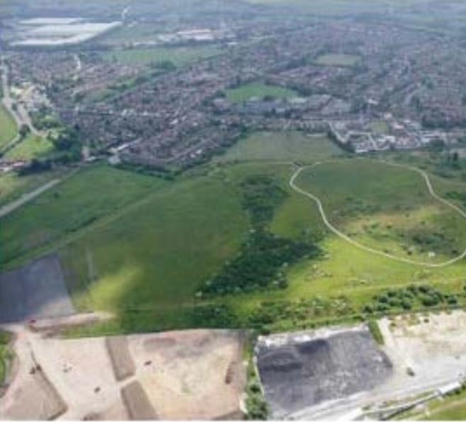 An aerial shot of the Wade Works site. Image: Nuva Developments