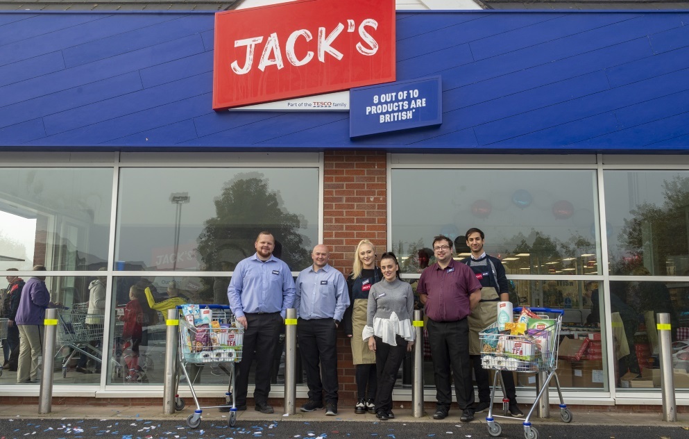 Jacks in Middlewich is offering £500 each to four community groups 