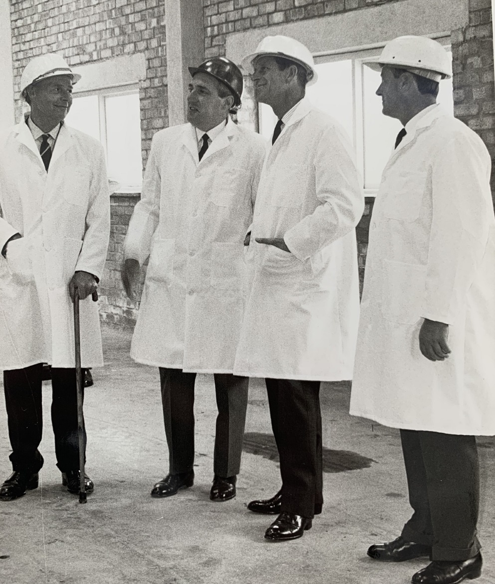 Prince Philip tours British Salt as he officially opened the plant in 1969