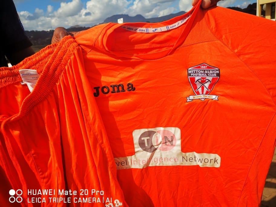 Witton Albions old development squad kit lands in Blantyre, Malawi