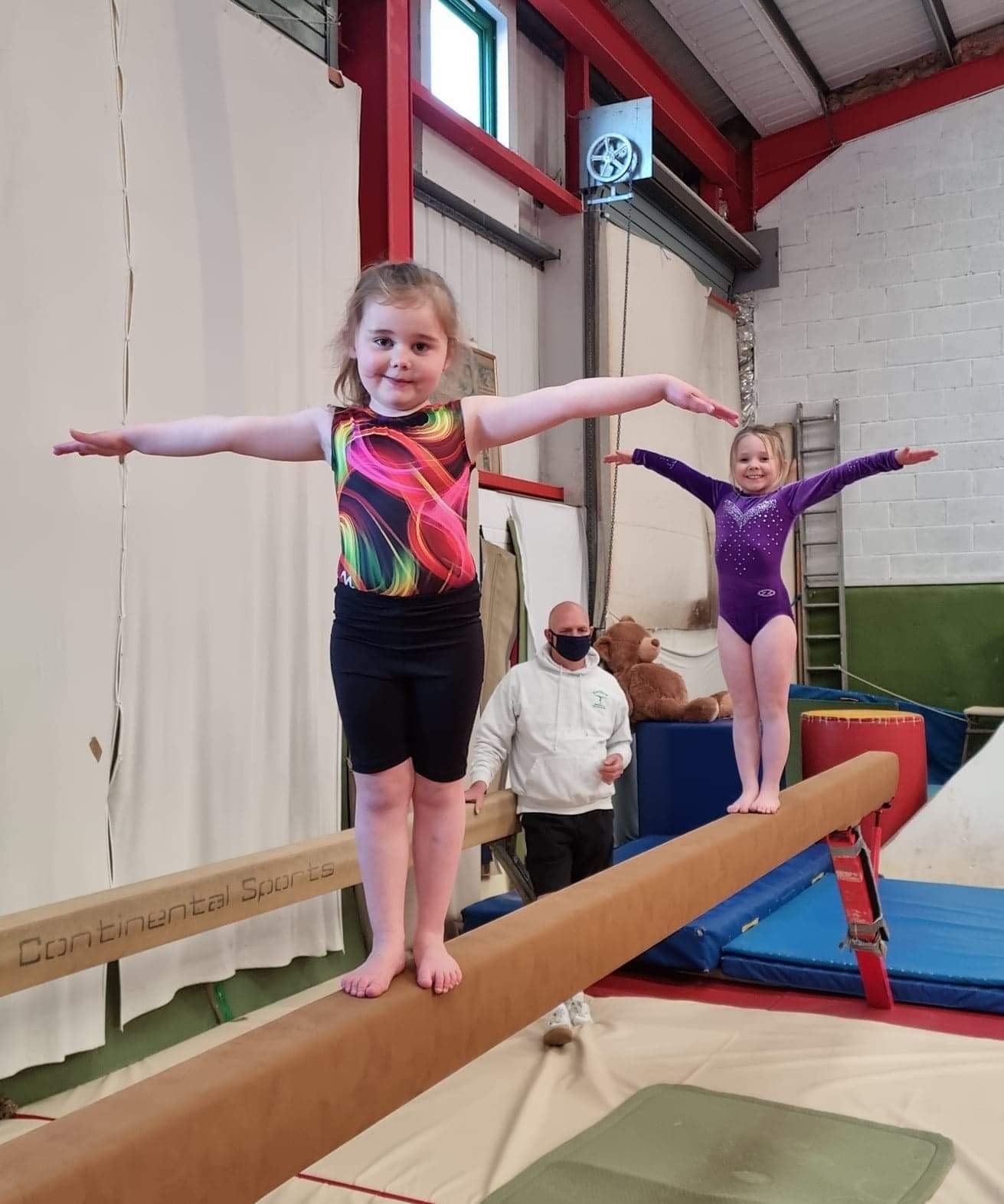 Youngsters enjoying being back at Hartford School of Gymnastics