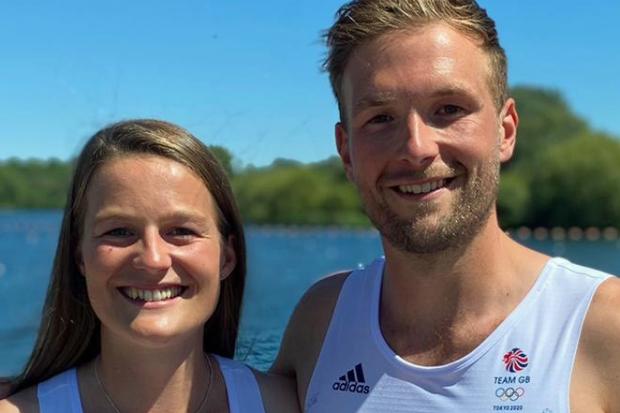 Tom and Emily Ford. Picture: Izzy Cooper For British Rowing