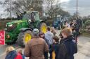 Around 100 tractors took part in the celebration