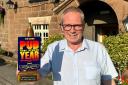 Steve Harvey, landlord at the Vale Royal Abbey Arms, with his JW Lees pub of the year award