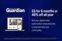 Northwich & Winsford Guardian readers can subscribe for just £6 for six months