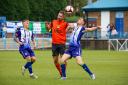 Action from Witton Albion's defeat at Stalybridge Celtic