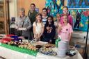 The team behind the school's Macmillan Coffee Afternoon