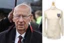 Sir Bobby Charlton's 1996 World Cup semi-final shirt is to be auctioned