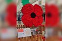 The maginificent Winsford Cross Shopping Centre poppy will be on display for two weeks