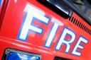 Firecrews were called to the house on Cookes Lane at 14.15pm yesterday (November 14)