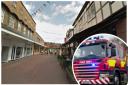 Fire crews were call to High Street, Northwich, just before 9am this morning (November 23)