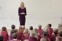 Esther McVey at Little Leigh Primary School