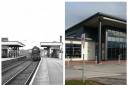 Beeston Castle and Tarporley Station, left, and Leighton Hospital are looking forward to rebuilds