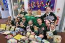 Pupils at Antrobus St Mark's were thrilled with their bumper book delivery on Wednesday, February 14