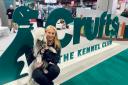Lucy Barron was invited to Crufts this year to exhibit her own Bedlington Terriers' hairdoos