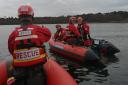 Cheshire Search and Rescue undertaking a waterborne exercise