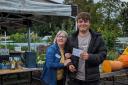 Harry Dean (right) is no stranger to awards, pictured here with fellow Over allotment gardener, Tina McLeod