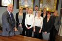 Clive Steggel with some of the team at CRS Consultants in Northwich.