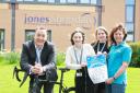 Jones Sheridan managing director with Lorna Fewtrell, Cara Manfredi and Bev Hughes