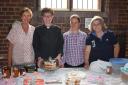 Rev Lynne Cullens with parishioners at the summer fair. Image: Jonathan White