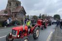 A big tractor run  in Warrington attracted hundreds of spectators