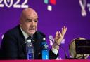 FIFA president Gianni Infantino said his organisation was “completely opposed” to blue cards being used in elite football (Nick Potts/PA)