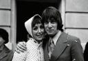 Actress Una Stubbs and Nicky Henson at their wedding in 1969 (PA)