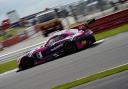 Ian Loggie in his RAM Racing AMG Mercedes GT3 at Silverstone. Picture: Ste McNorton