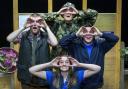 'Twitchers' is being performed in Winsford with, from left, Eddie Ahrens, Hannah Baker, Richard Hammond and Harvey Badger
