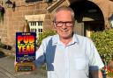 Steve Harvey, landlord at the Vale Royal Abbey Arms, with his JW Lees pub of the year award
