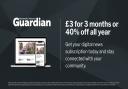 Guardian readers can subscribe for just £3 for 3 months in this flash sale