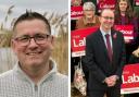 Cllr Lee Siddall (left) will support new Mid Cheshire parliamentary Labour candidate, Cllr Andrew Cooper
