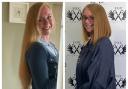 Stephanie Cowburn donated 17 inches of hair to the Little Princess Trust, and raised more than £1,500 and counting