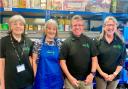 Middlewich and District Foodbank Volunteers (L to R): Anne Sturman; Cath Brunyee; Peter and Jan Ailsby