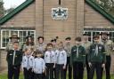 Representives from all sections of Owley Wood Baden-Powell Scout Group attended the 're-presentation' of the antique key on Saturday, March 9