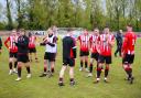 Witton Albion players after the final whistle at City of Liverpool