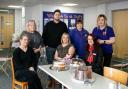 Redrow has donated £500 to ChAPS - Ruth Bradford, Terri Arnold, Graham Hunter, Sarajayne Hilton, Lisa Dutton, Redrow's Olivia Cook and Karen Vickers