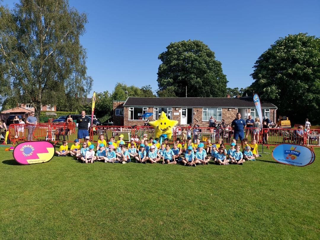 Children enjoy the ECB All-Stars and Dynamos sessions at Middlewich Cricket Club