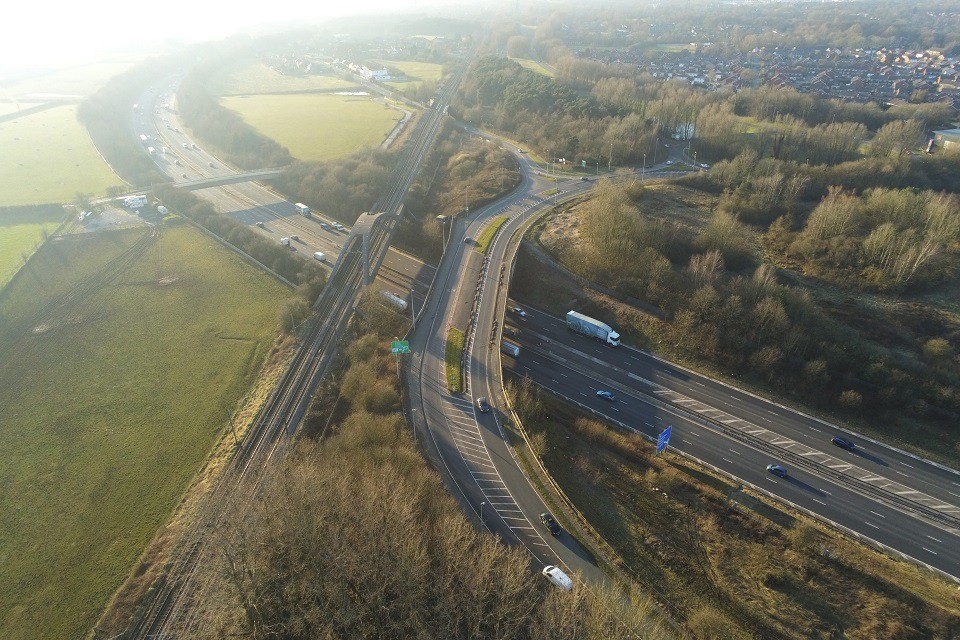 Disruption is planned as work to replace a bridge crossing the M56 begins