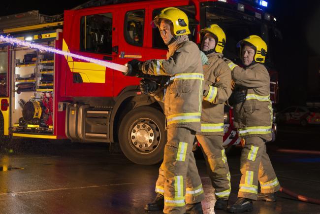 Firefighters only spend five per cent of their time attending incidents, the rest of their job is involved in community work