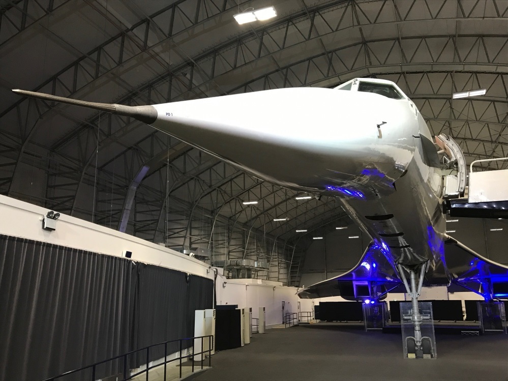 Guests will be able to see Concordes famous nose droop as a finishing flourish to this festive occasion