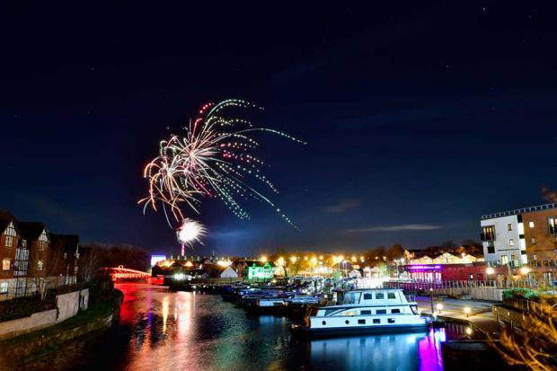 Northwich Guardian: Guardian Camera Club member Kall Chels Buckley Evans took this photo of the firework display over the River Weaver