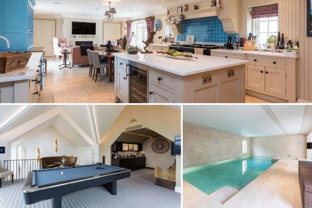 Northwich Guardian: The kitchen, indoor pool and games room (Rightmove)