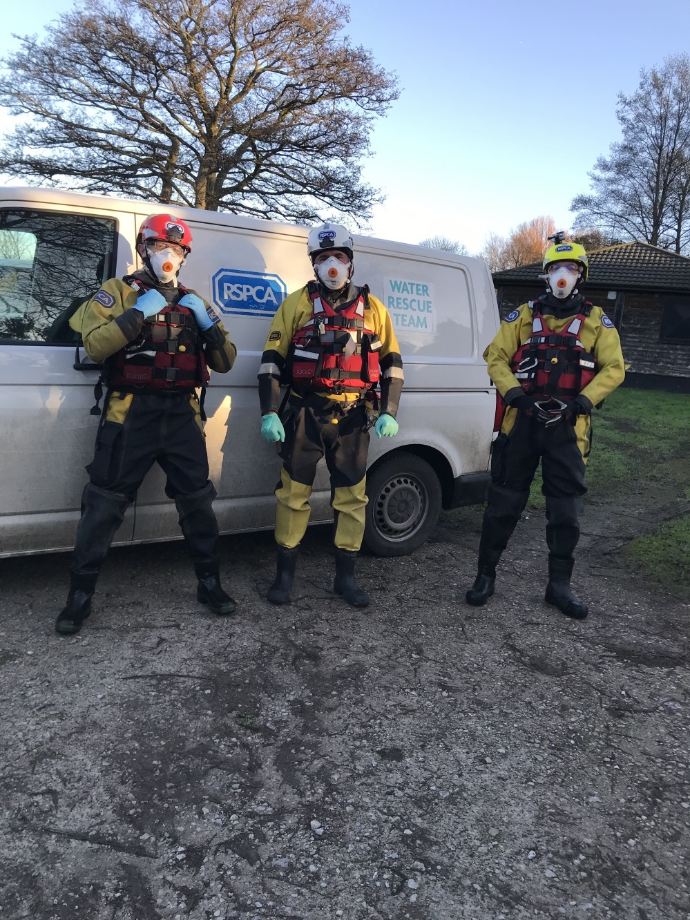 RSPCA water rescue team is making regular visits to Winsford Marina