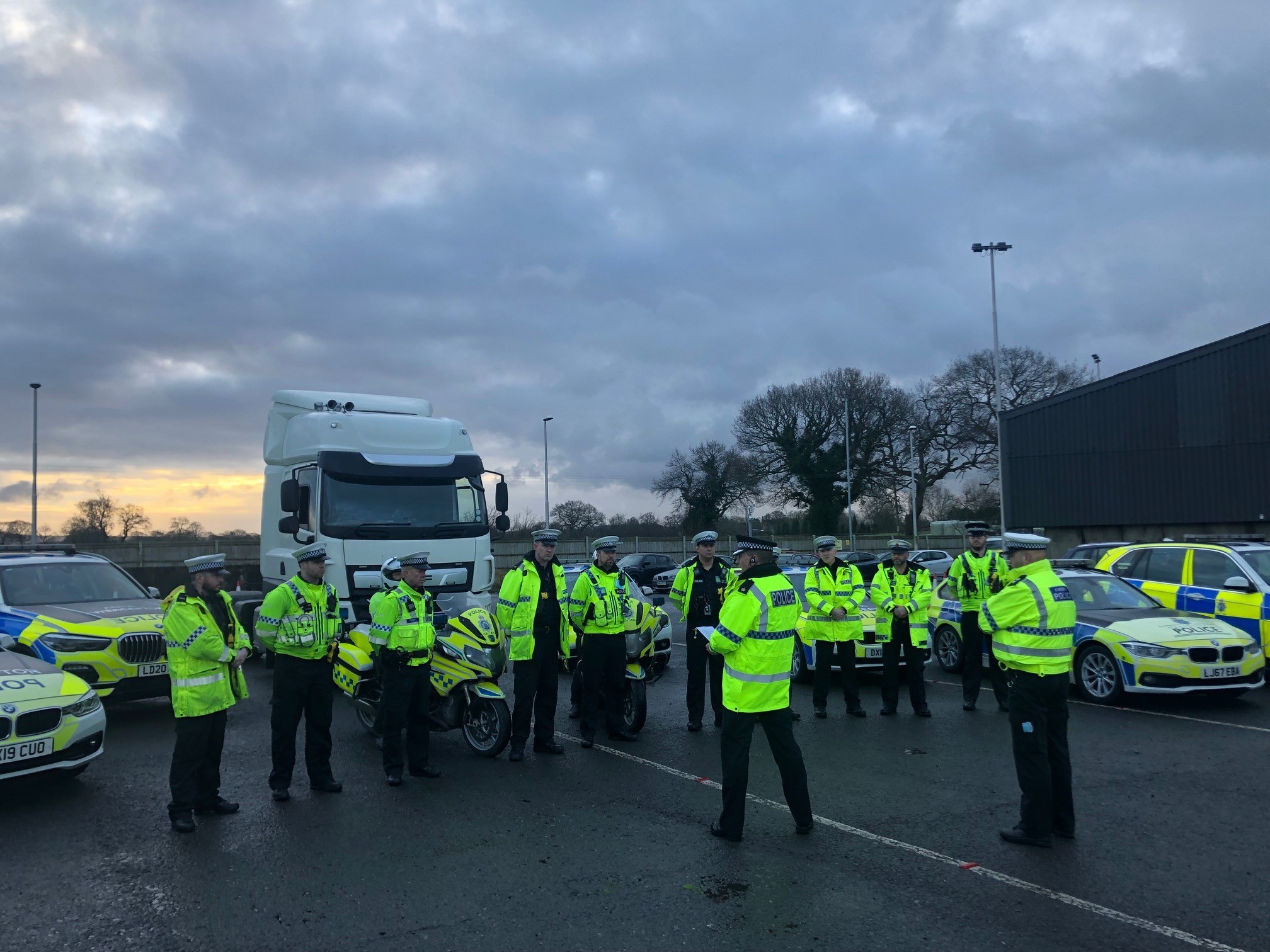 Operation Enforcing was unveiled by Cheshire Police to crackdown on road crime