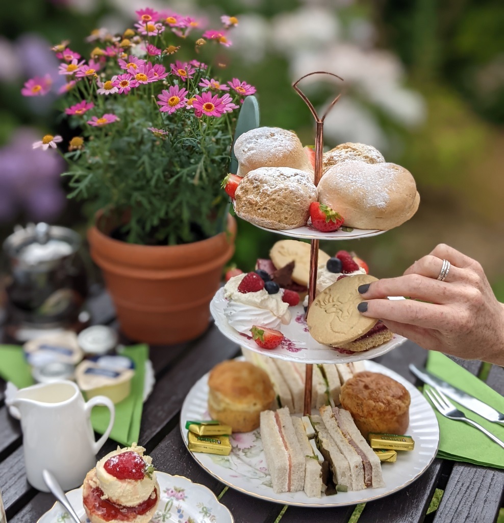 Afternoon tea at the Gardeners Cottage