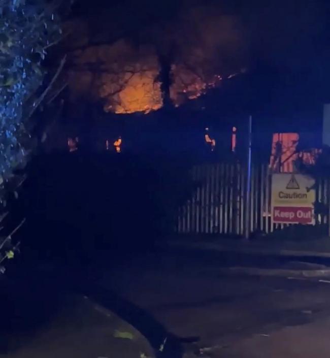 Police are investigating an arson attack at a disused barn on Greenbank Lane